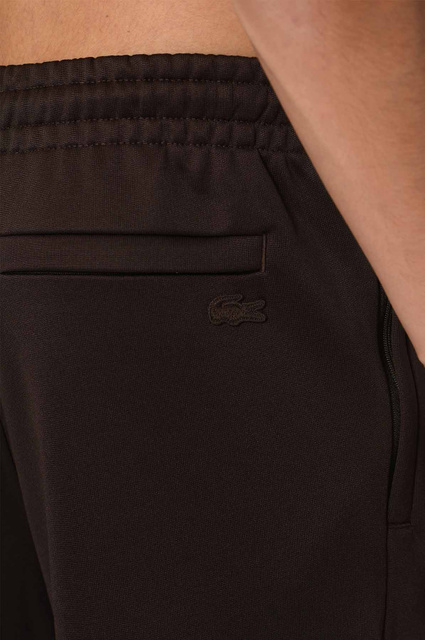 LACOSTE Loose Fit Fleece Joggers Brown - 5