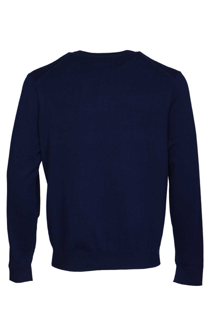 POLO RALPH LAUREN Logo Navy Knit Sweater - 2