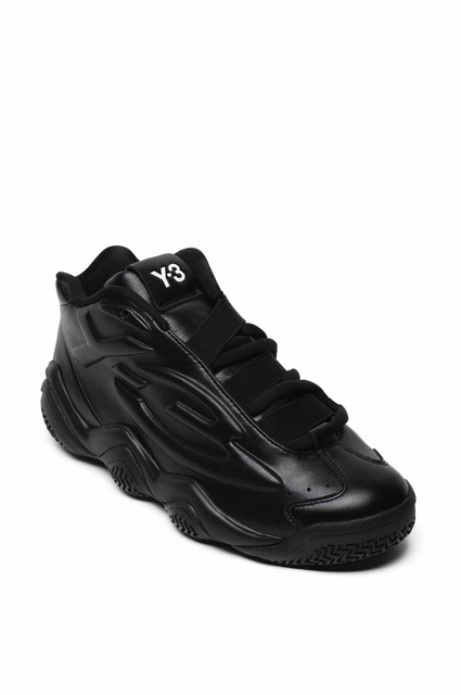 Y-3 Megaball Sapatilhas Triple Black  - 2