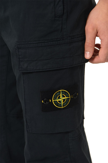 STONE ISLAND 3100032 SUPIMA® COTTON Trousers Navy Blue - 5