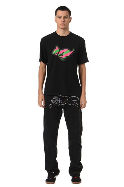 ICECREAM Running Puppy T-shirt Black - 2
