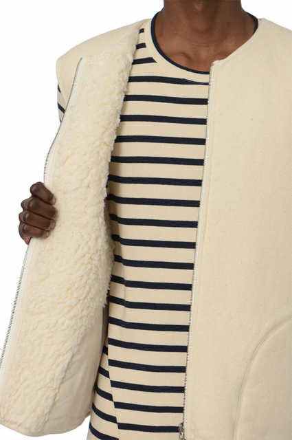 JIL SANDER+ Zip Vest Natural  - 4
