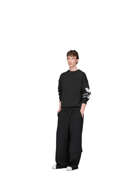 Camisola de malha gráfica Y-3 Preto - 3