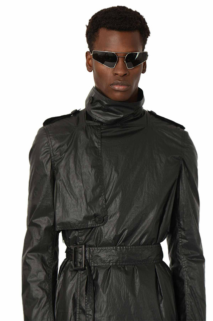 RICK OWENS Concordians Mastotrench Trench Coat - 4
