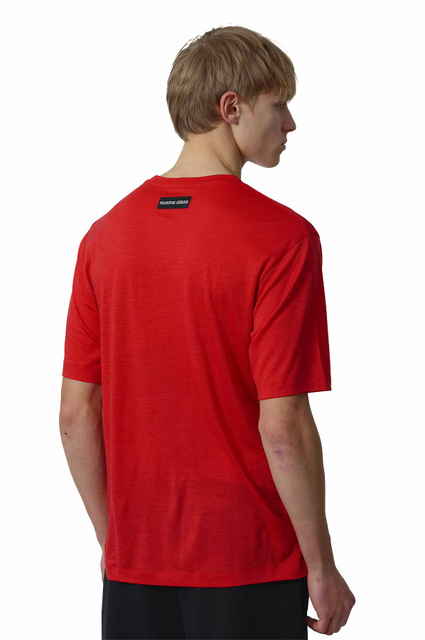 MARINE SERRE Merino Jersey Three T-shirt Set Grey/Red/Black - 9
