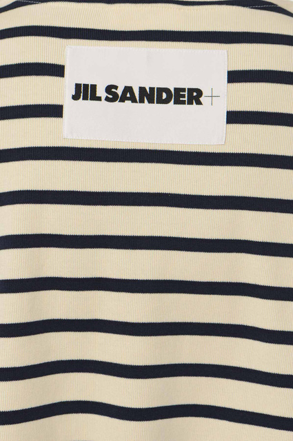 JIL SANDER+ Striped T-shirt Black/Natural - 4