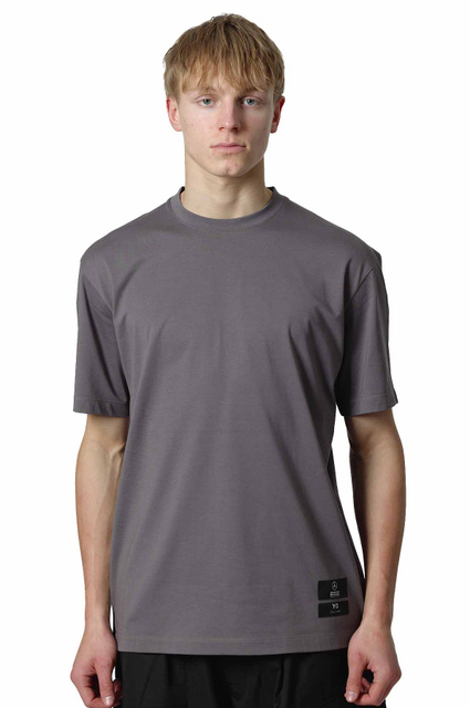 Y-3 x Mercedes AMG Petronas Formula 1 Team Logo Stack T-shirt Granite Grey - 3