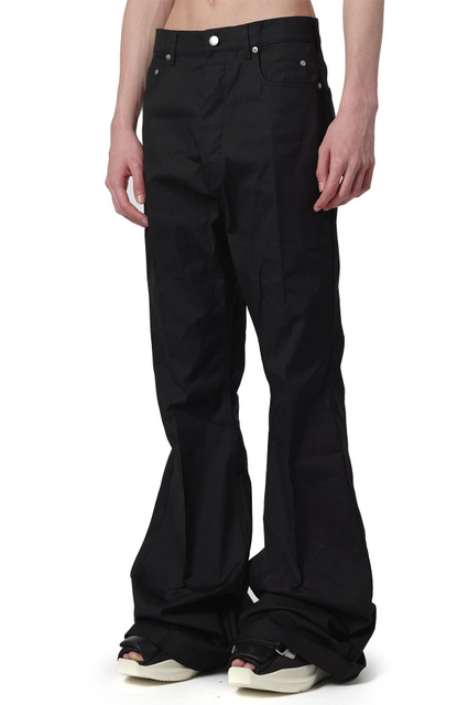 RICK OWENS Temple Bolan Bootcut Trousers Black - 1