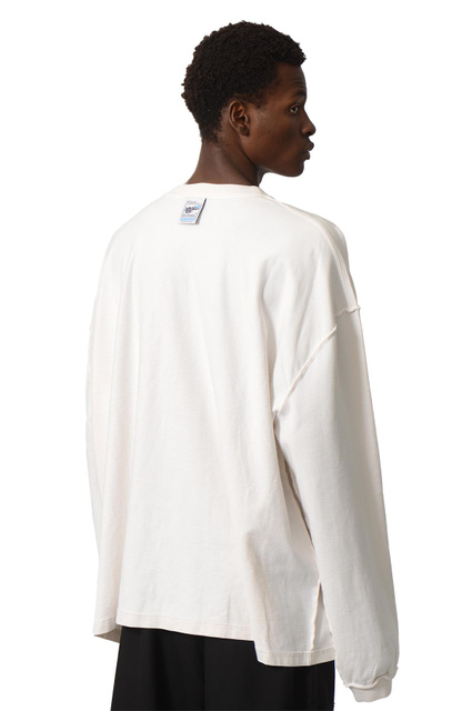 T-shirt WILLY CHAVARRIA Inside Out Buffalo Oversized LS Branco - 3