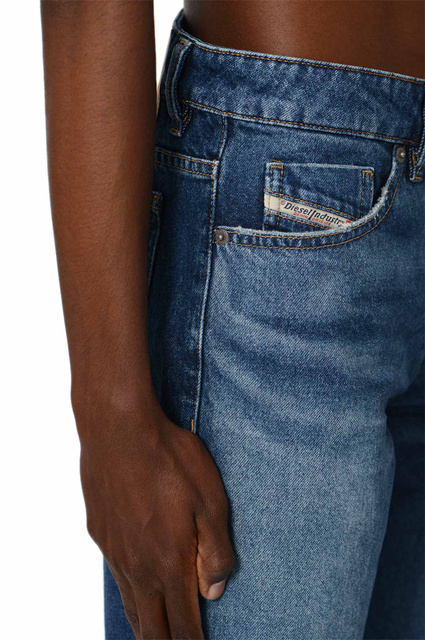 DIESEL Denim Slim Shorts Blue - 4