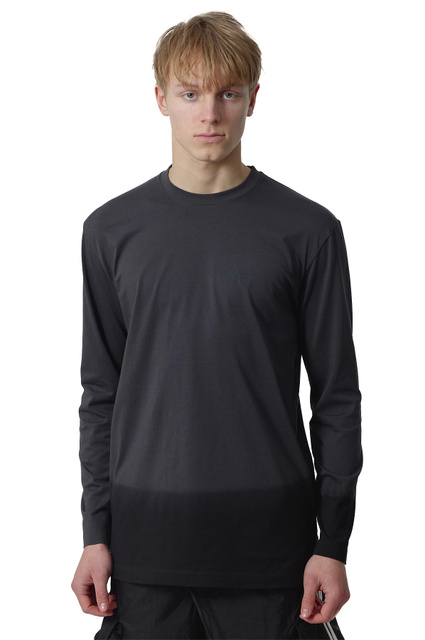 T-shirt de manga comprida Y-3 Dipped Faded Black  - 1