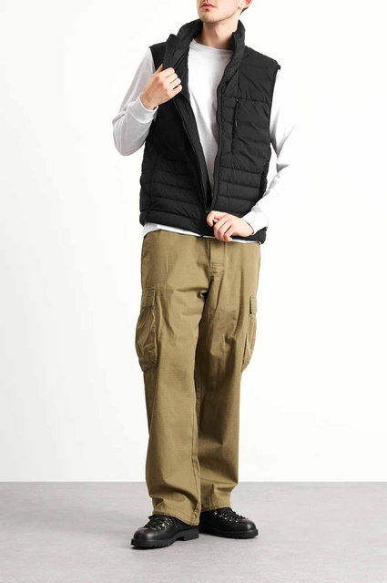 STONE ISLAND G100004 Seamless Tunnel Nylon Down-TC Vest Black - 2