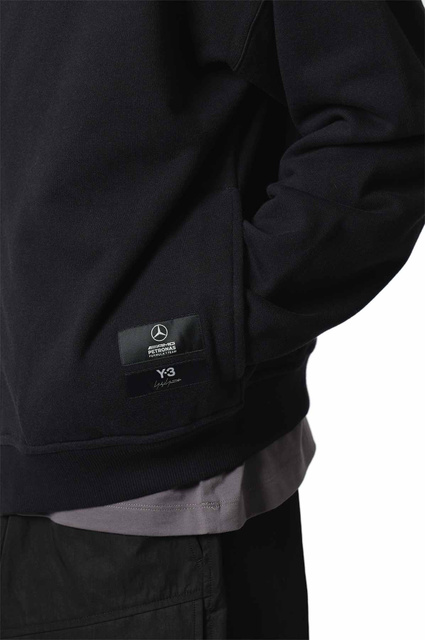 Y-3 x Mercedes AMG Petronas Fórmula 1 Hoodie com fecho de correr Preto - 4