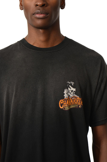 WILLY CHAVARRIA Chavarria Pomade Easy T-shirt Washed Black - 4