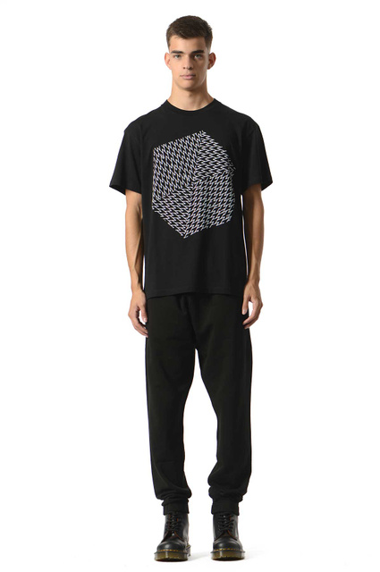 WRONG WEATHER Capsule Collection WW Cube T-shirt Black - 2