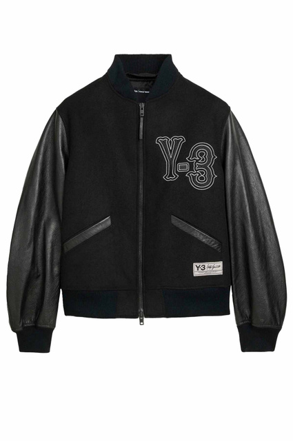 Casaco Y-3 Collegiate Preto - 1