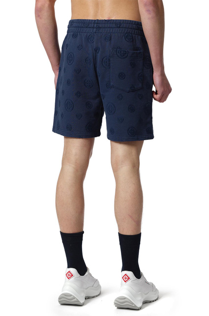 CASABLANCA Monogram Sweatshort Navy  - 4