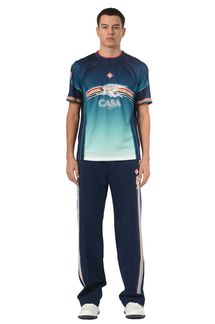 CASABLANCA Varsity Track Trousers Navy - 2