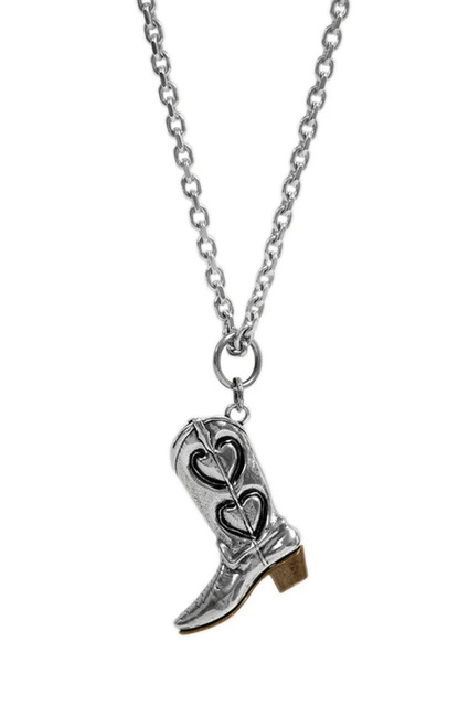 TWOJEYS Icon Boot Necklace Silver - 1