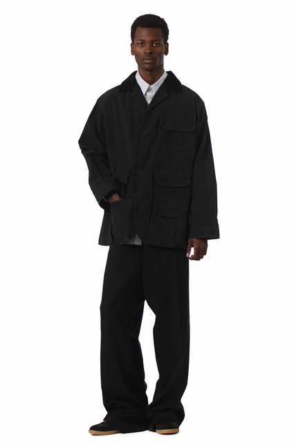 MAISON MARGIELA Calças de lã Barathea Preto - 2