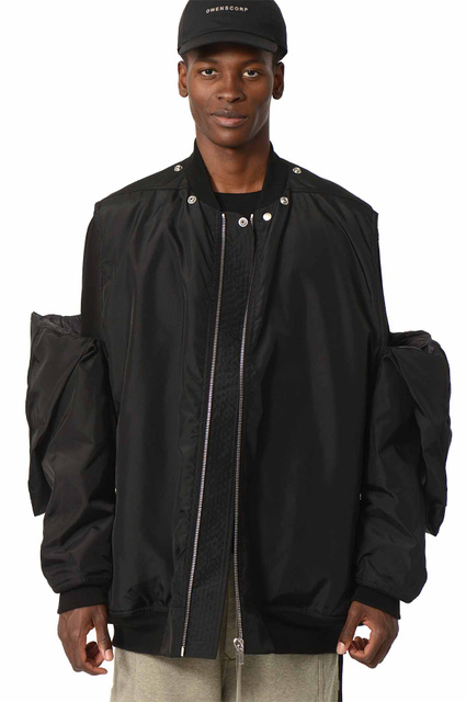 DRKSHDW Concordians Convertible Jumbo Peter Flight Jacket Black - 6
