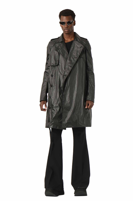 RICK OWENS Concordians Mastotrench Trench Coat - 2