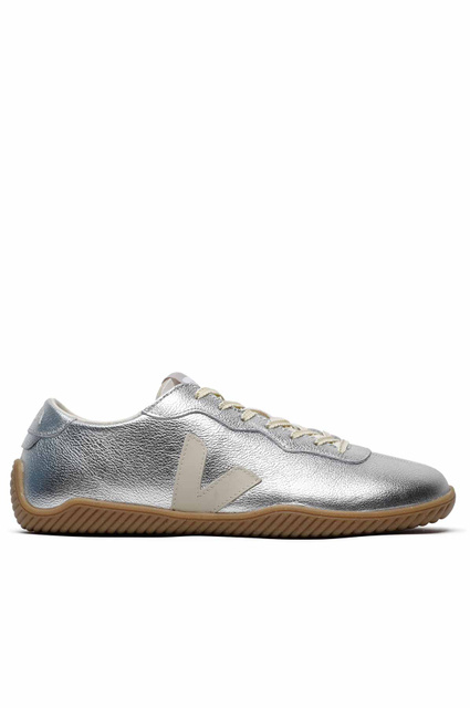 VEJA Jitsu Leather Sneakers Silver/Natural - 1