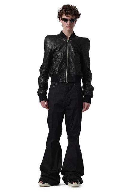 RICK OWENS Temple Bolan Bootcut Trousers Black - 2