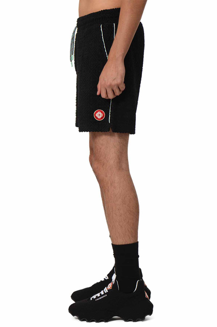 CASABLANCA Monogram Jacquard Towelling Shorts Black - 3