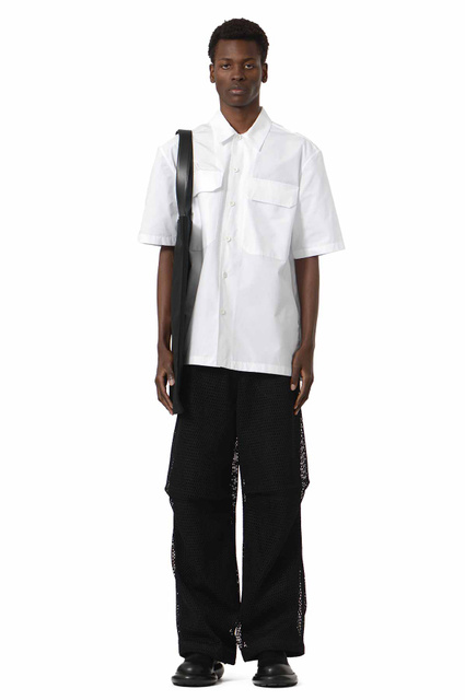 JIL SANDER Chest Pocket Poplin Shirt White  - 2