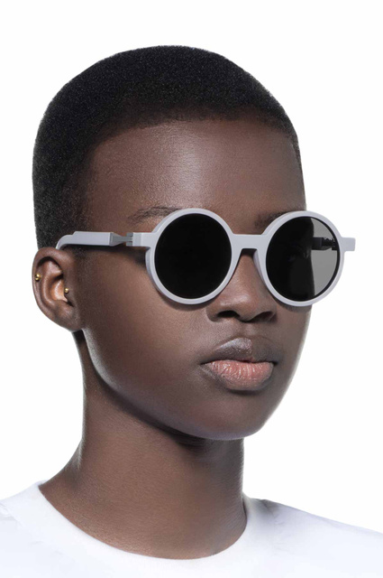 VAVA WL0016 Silver Sunglasses w/ Black Lenses - 2