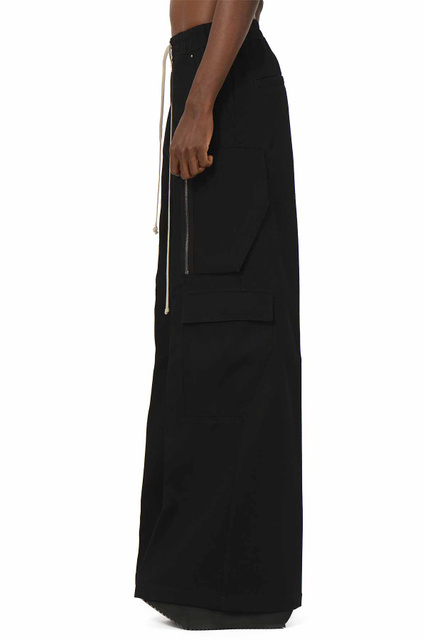 RICK OWENS Concordians Cargobelas Trousers Black - 3