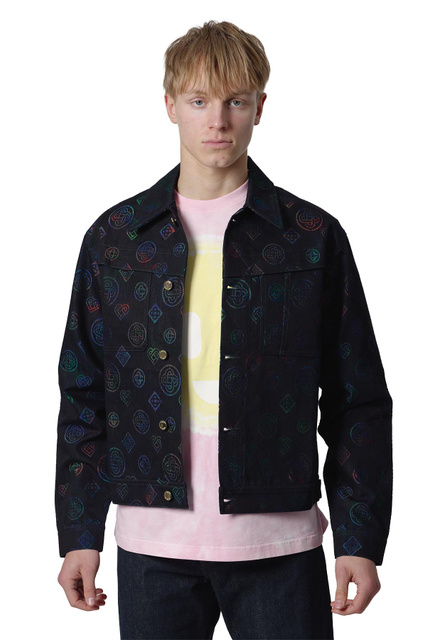 CASABLANCA Heatmap Denim Jacket Black/Multicolor - 1