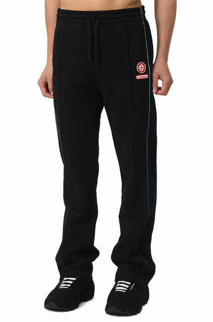 CASABLANCA Gradient Pipping Track Trousers Black  - 1