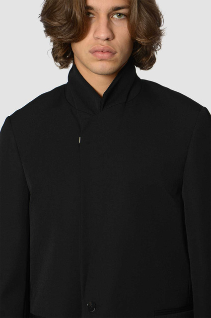 JIL SANDER Single Breasted Blazer Jacket Black - 6