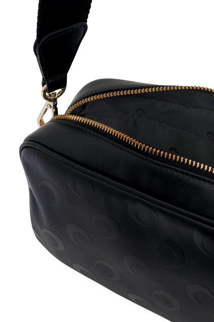 MARINE SERRE Moon Canvas Cam Bag Black - 3