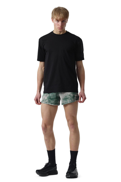 Y-3 All Over Print Running Shorts Green/Grey - 2