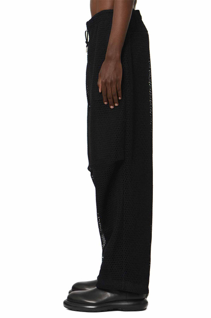 JIL SANDER Net Trousers Black - 4