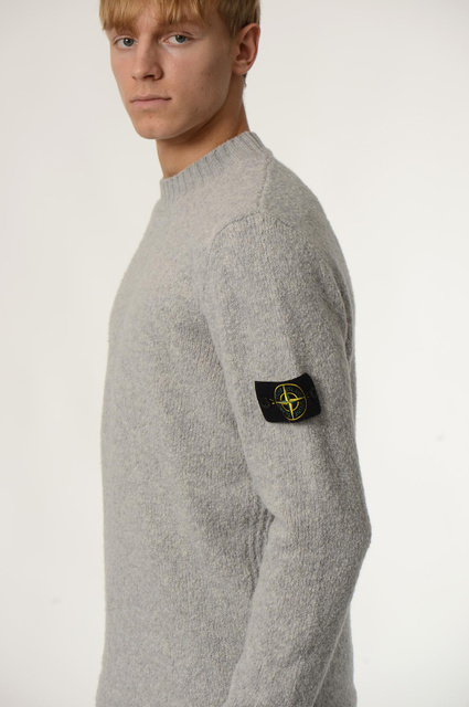 STONE ISLAND 5100056 Jumper Light Grey - 4