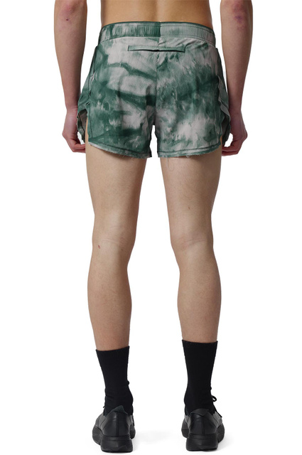 Y-3 All Over Print Running Shorts Green/Grey - 4