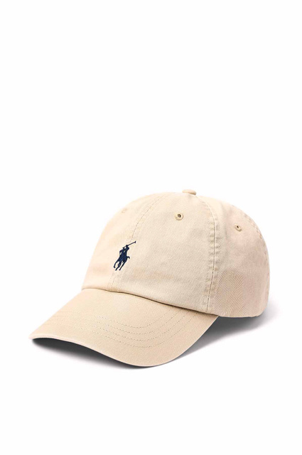 POLO RALPH LAUREN Cotton Chino Baseball Cap Nubuck/Relay Blue - 1