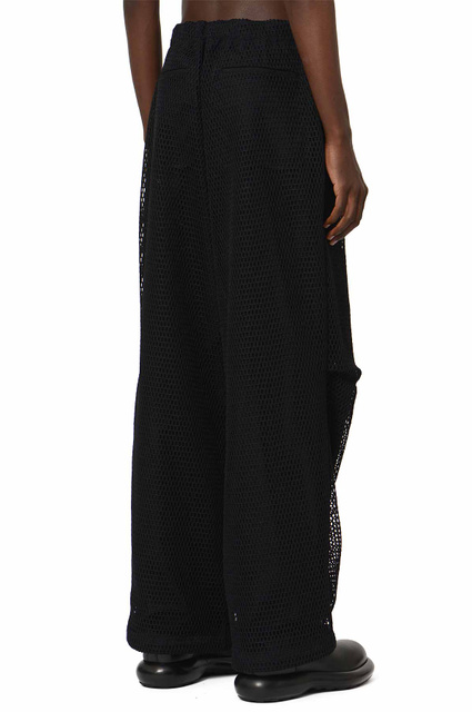 JIL SANDER Net Trousers Black - 5