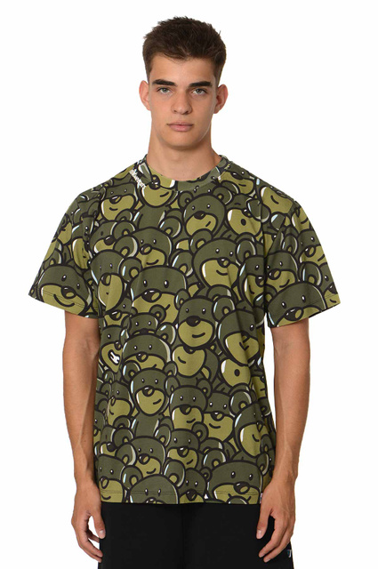 T-shirt INBETWEENERS Camou Bear OG Verde - 1