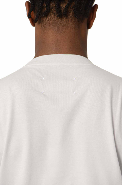 MAISON MARGIELA Organic Cotton T-shirt Lilac - 4