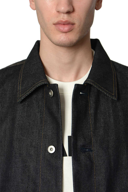 JIL SANDER Workwear Japanese Denim Shirt - 4