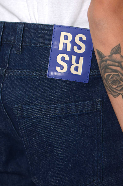 RAF SIMONS Slim Fit Blue Jeans - 5
