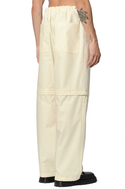 JIL SANDER Zip Short/Trousers Natural  - 5