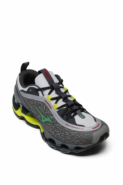MIZUNO Wave Prophecy 13.2 Sneakers Dark Gray/Fluo Yellow - 2