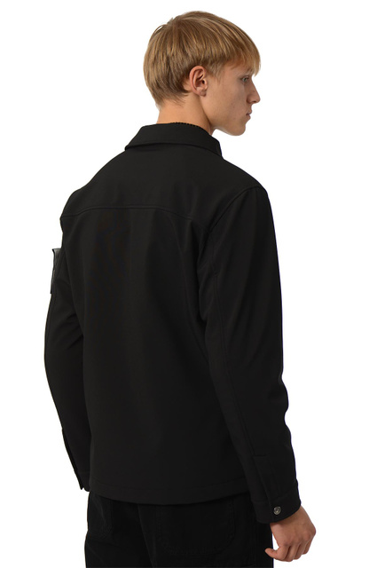 STONE ISLAND Q100003 SOFT SHELL-R_e.dye® Jacket Black - 3