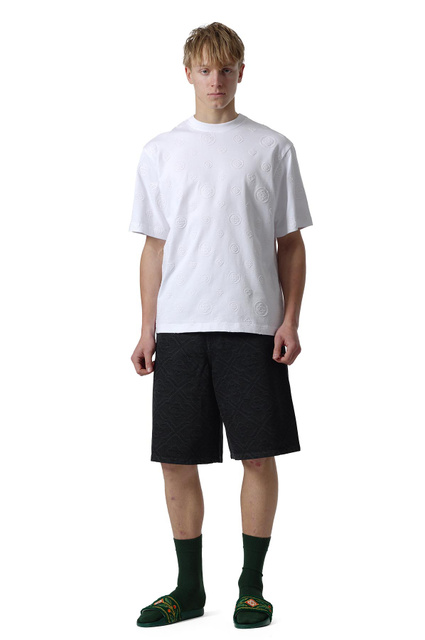 CASABLANCA Monogram White T-shirt - 2